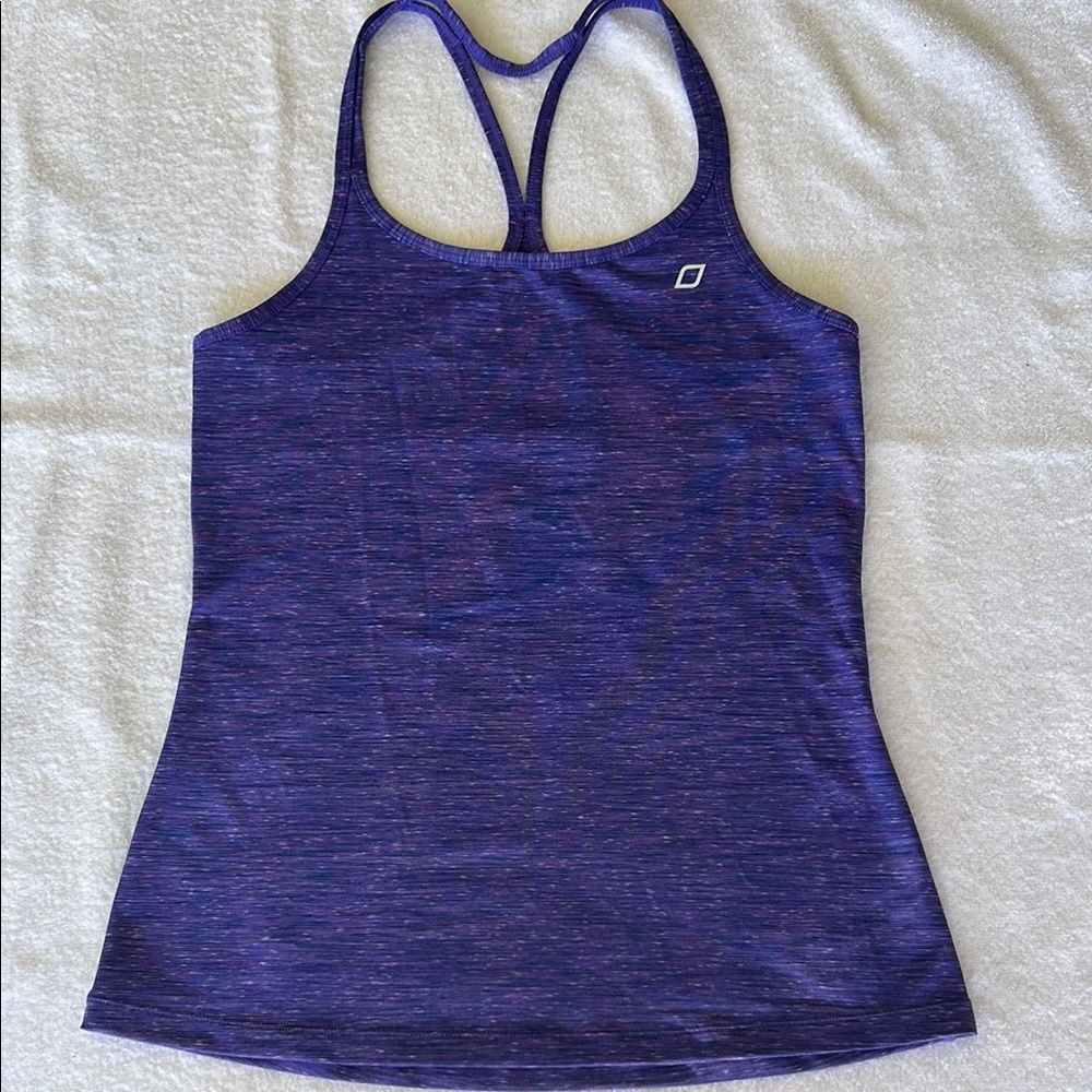 Lorna Jane Fitted Purple Tank Top
